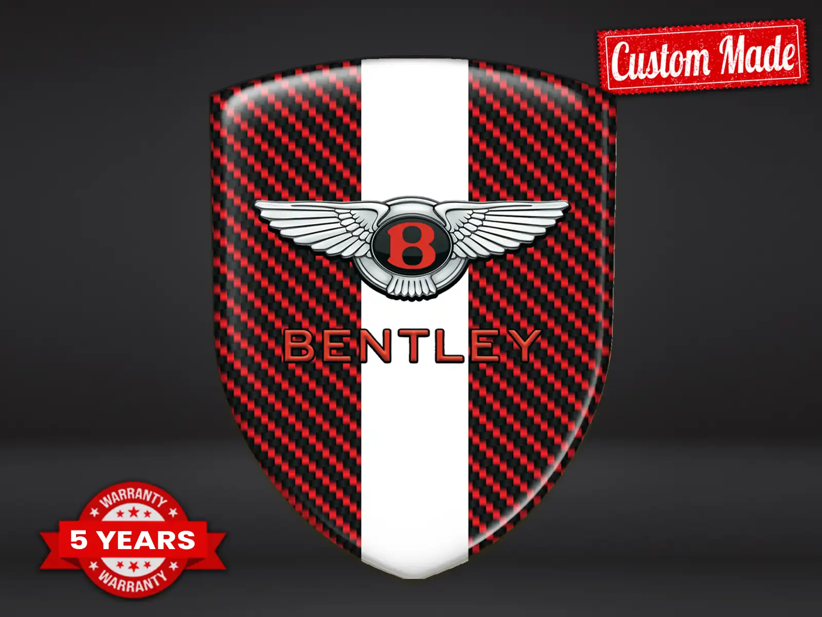 Bentley Vinyle Auto Sur Mesure Sport Course Premium